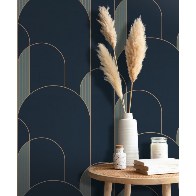 Papel Pintado Arcos gráficos - HEREMI 03 | MURAKE - 80143