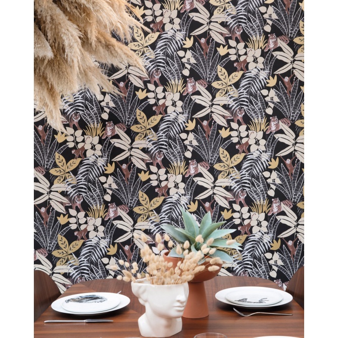 Papel Pintado Selva con animales - TUVARE 05 | MURAKE - 61205