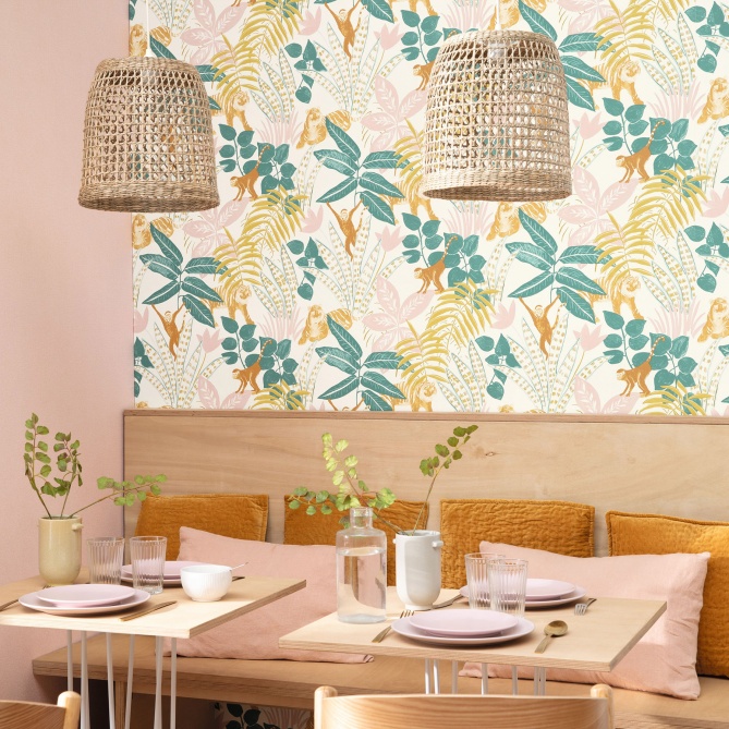 Papel Pintado Selva con animales - TUVARE 03 | MURAKE - 61203