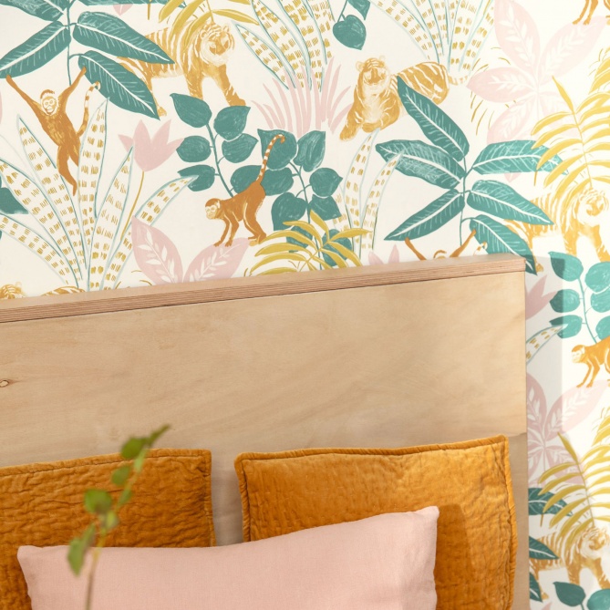 Papel Pintado Selva con animales - TUVARE 03 | MURAKE - 61203