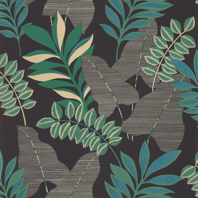 Papel Pintado Hojas Grandes - YAVOGUE 04 | MURAKE - 62104