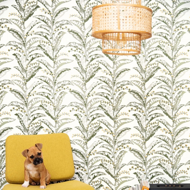 Papel Pintado Guirnalda de flores - TRIOLET 04 | MURAKE - 13104