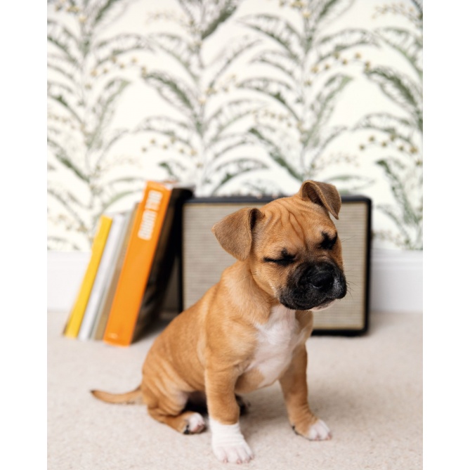 Papel Pintado Guirnalda de flores - TRIOLET 04 | MURAKE - 13104