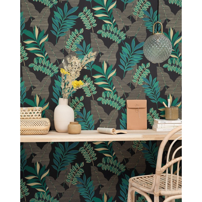 Papel Pintado Hojas Grandes - YAVOGUE 04 | MURAKE - 62104