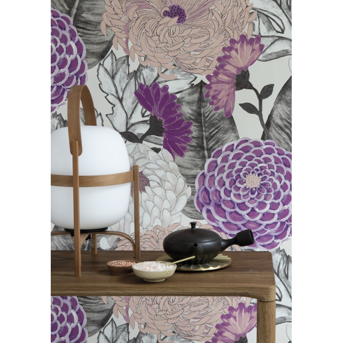 Papel Pintado Flores - TSAVO 04 | MURAKE - 42314