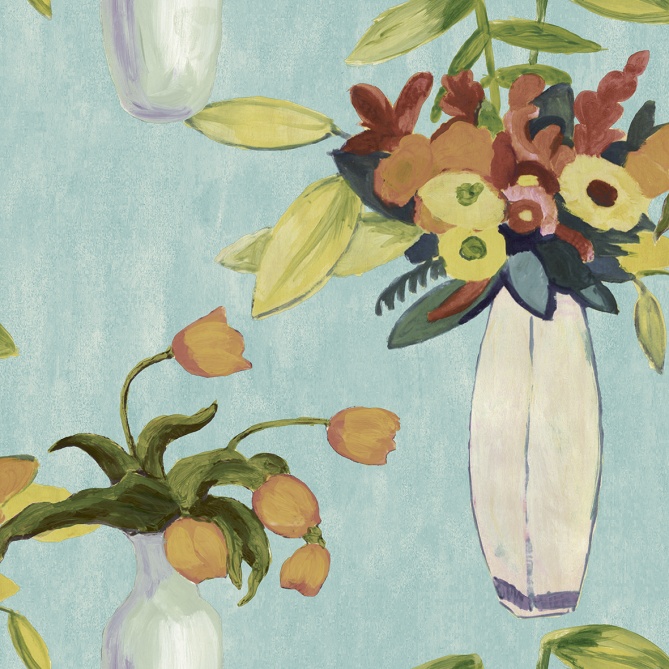 Papel Pintado Jarrones - MILLE 02 | MURAKE - 42442