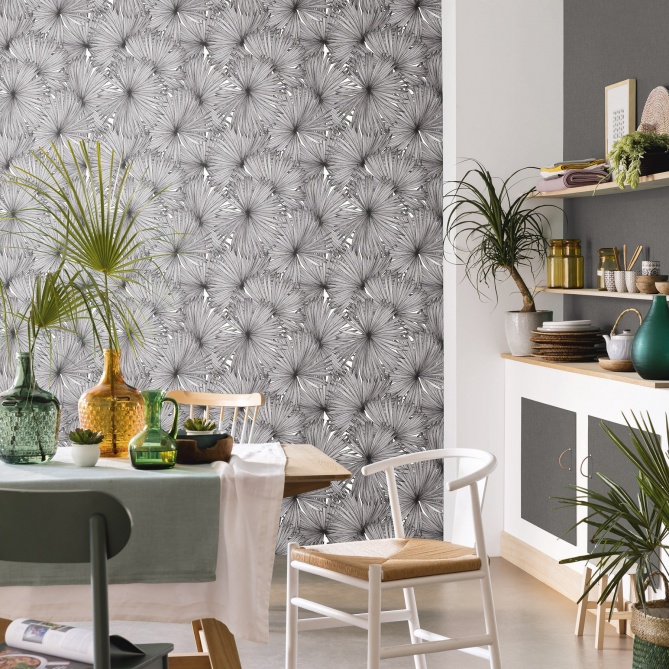 Papel Pintado Hoja de palma - TUNCOC 07 | MURAKE - 100407