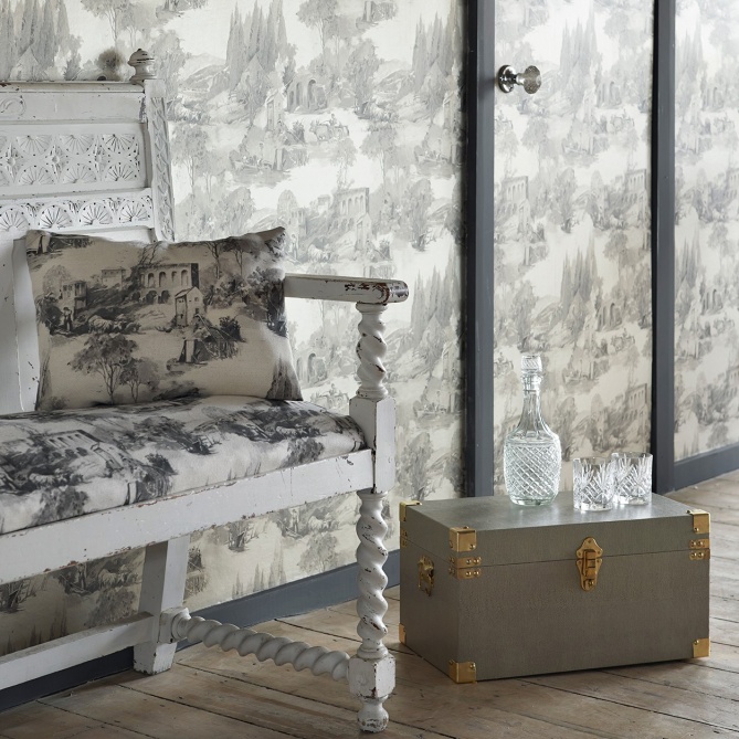 Papel Pintado Toile de Jouy - PAISAT 01 | MURAKE - 1801