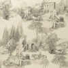 Papel Pintado Toile de Jouy - PAISAT 04 | MURAKE - 1804