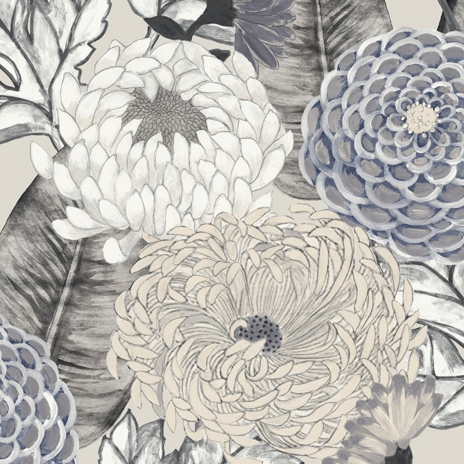 Papel Pintado Flores - TSAVO 02 | MURAKE - 42312