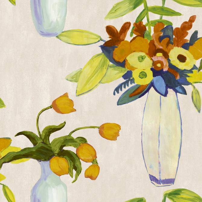 Papel Pintado Jarrones - MILLE 01 | MURAKE - 42441