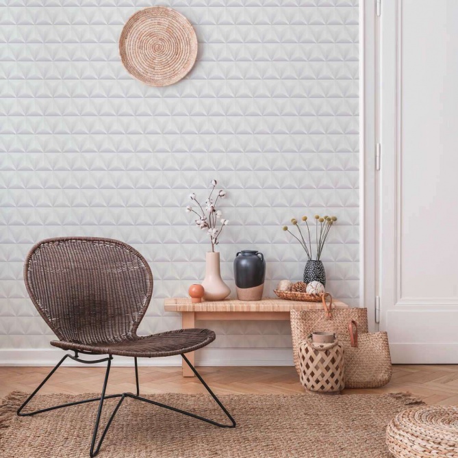 Papel Pintado Triángulos - AGDER 681631 | MURAKE - 681631