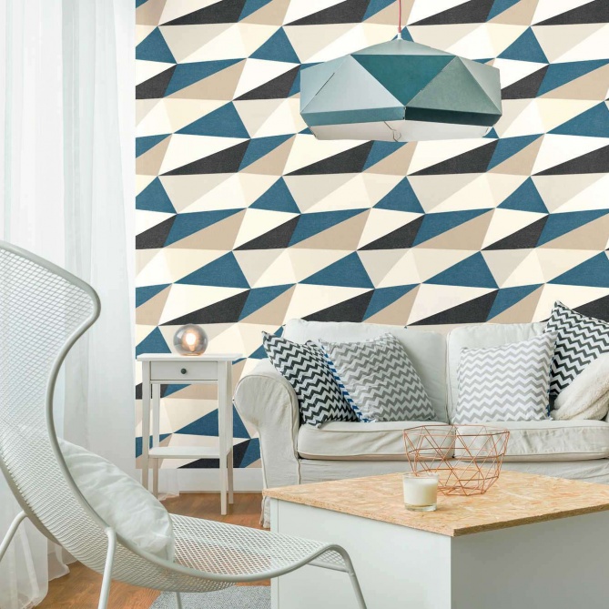 Papel Pintado Triángulos - REINE 574632 | MURAKE - 574632