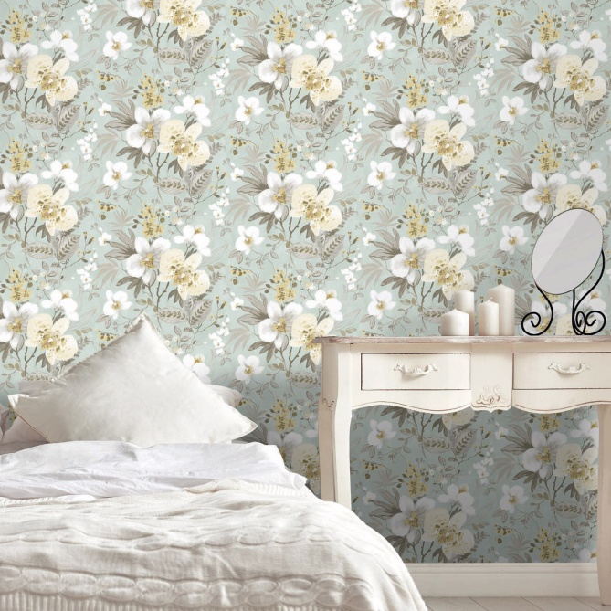 Papel Pintado Flores - MEILEN 03 | MURAKE - 12713