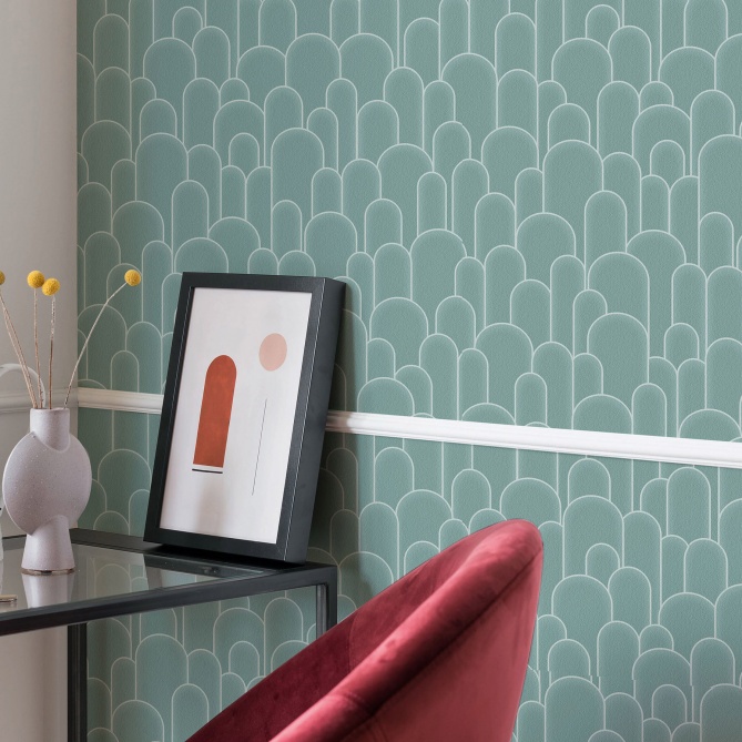 Papel Pintado Semicírculos - FAIMES 05 | MURAKE - 530205