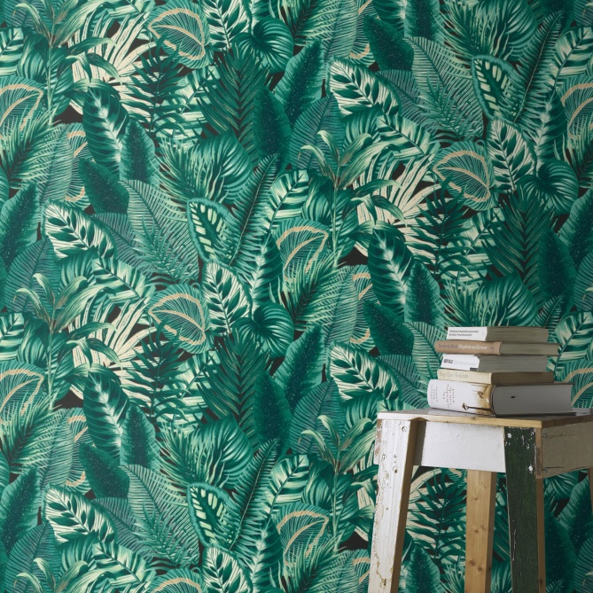 Papel Pintado Hojas - PABBI  | MURAKE - 765435