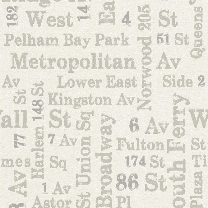 Papel Pintado Nombre Calles - CALLES 02 | MURAKE - 176889