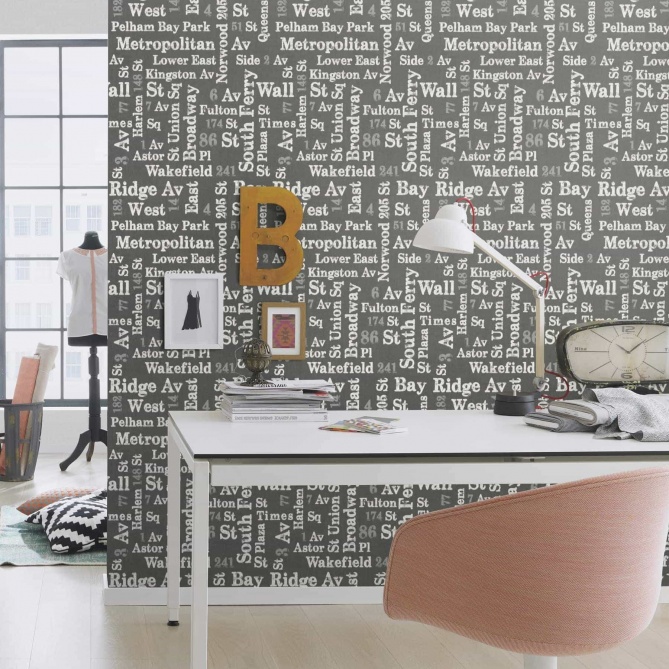 Papel Pintado Nombre Calles - CALLES 03 | MURAKE - 276886