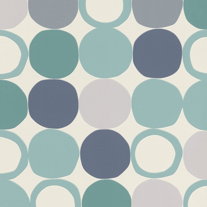 Papel Pintado Círculos - CIRCULOS RETRO 04 | MURAKE - 315080