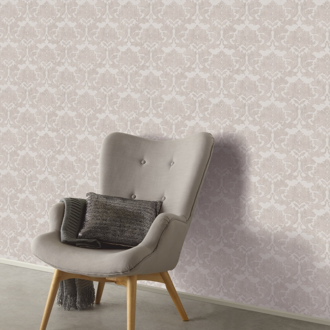 Papel Pintado Damasco - APRIKOT 01 | MURAKE - 70012