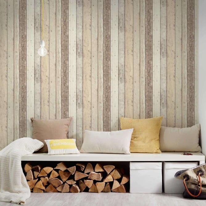 Papel Pintado Madera - DISCIO 01 | MURAKE - 115980