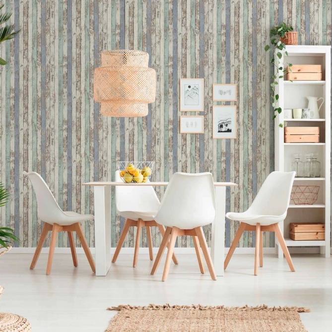 Papel Pintado Listones Madera - TERRE 01 | MURAKE - 419591