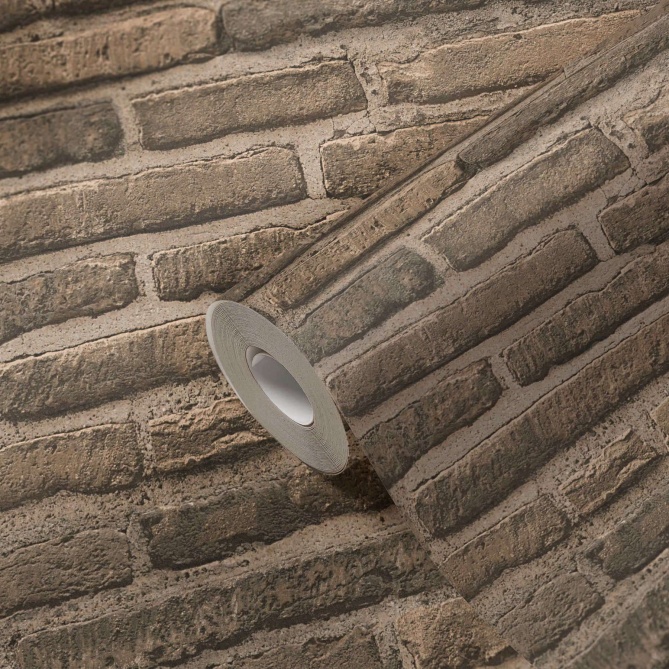 Papel Pintado Imitación Ladrillo - HEGOI 02 | MURAKE - 747032