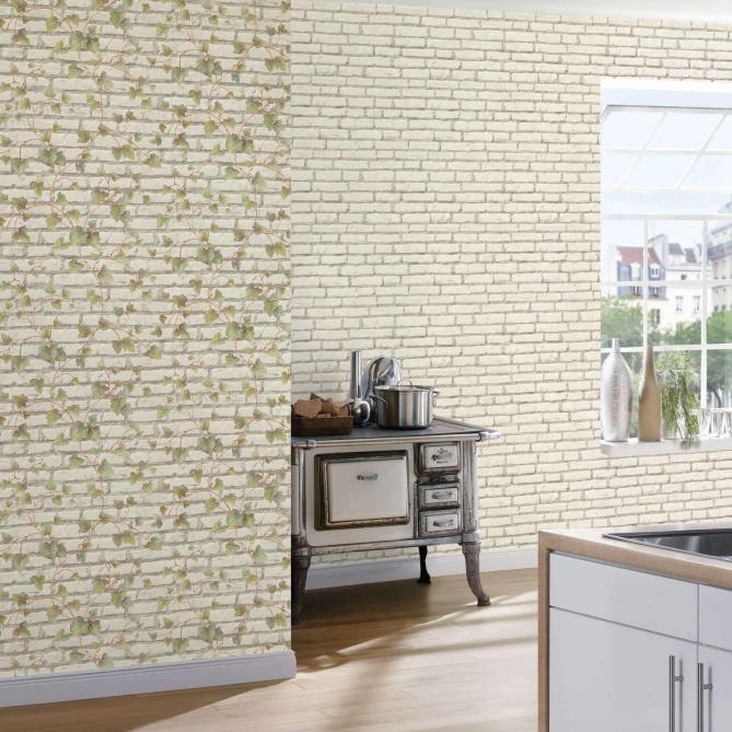 Papel Pintado Piedra con hiedra - JILIB 01 | MURAKE - 249131