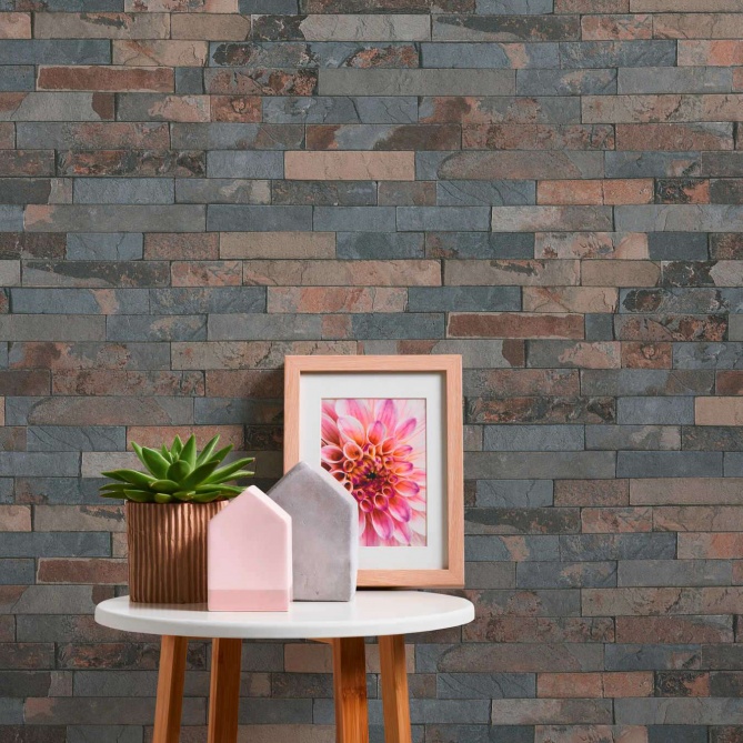 Papel Pintado Muro de piedra - BURTI 03 | MURAKE - 285533