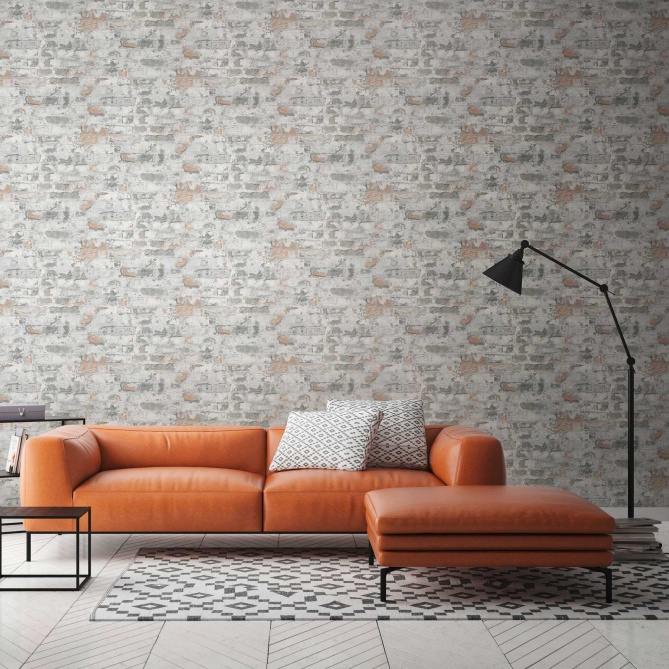 Papel Pintado Ladrillo Vintage - BERLIN 02 | MURAKE - 929632