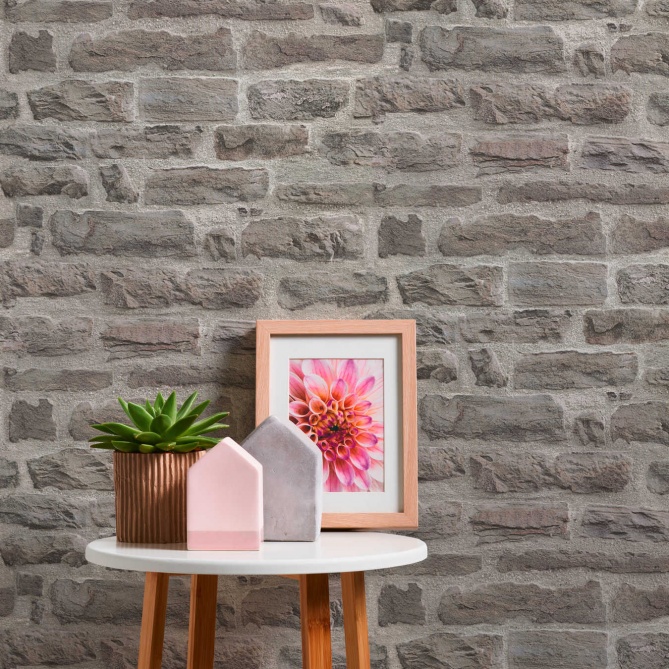 Papel Pintado Imitación Muro Piedra - ROLD 01 | MURAKE - 449131