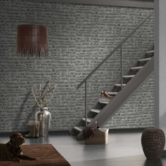 Papel Pintado Imitación Muro Piedra - ROLD 02 | MURAKE - 449132