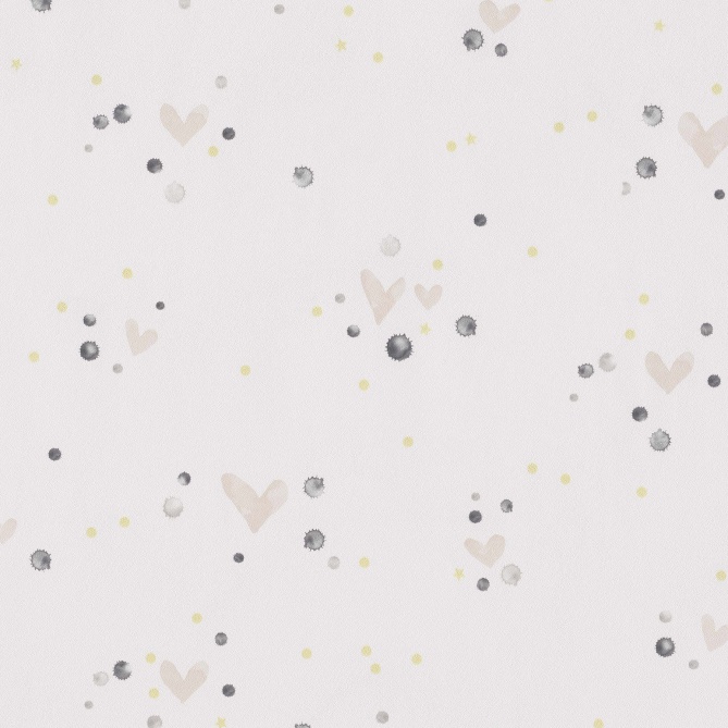 Papel Pintado Lunares y corazones - HARTEN 01 | MURAKE - 291205