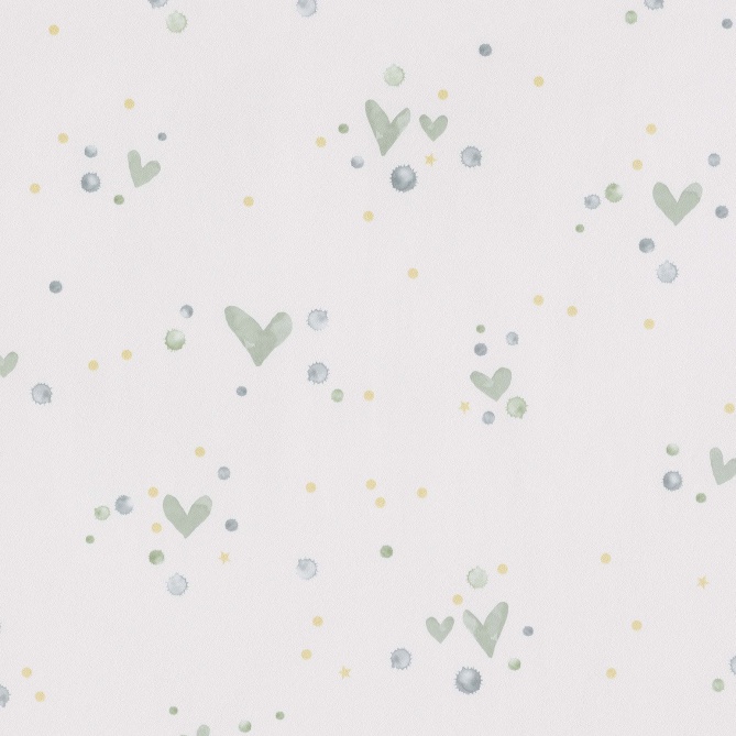 Papel Pintado Lunares y corazones - HARTEN 02 | MURAKE - 291206