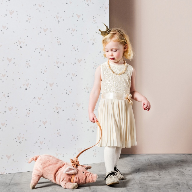 Papel Pintado Lunares y corazones - HARTEN 03 | MURAKE - 291207