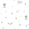 Papel Pintado Infantil Animales del bosque - DABOBI 04 | MURAKE - 53304