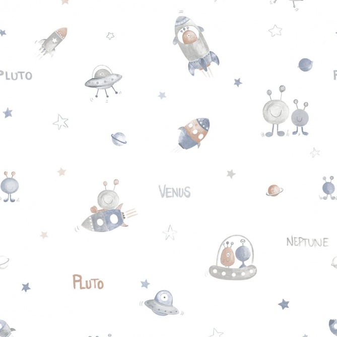 Papel Pintado Infantil Espacio - EVREN 02 | MURAKE - 53326
