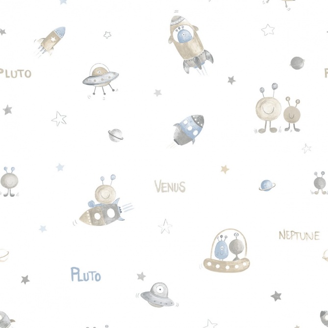 Papel Pintado Infantil Espacio - EVREN 03 | MURAKE - 53327