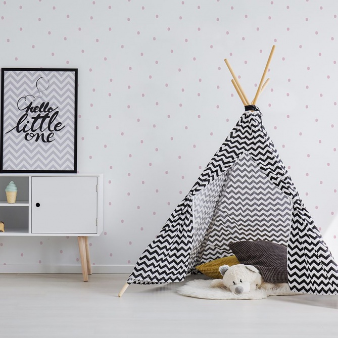 Papel Pintado Infantil Lunares - PUAN 02 | MURAKE - 53342