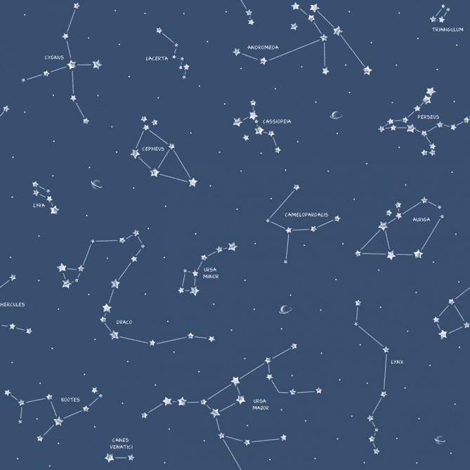 Papel Pintado Infantil Constelaciones - NAHOKU 01 | MURAKE - 53351