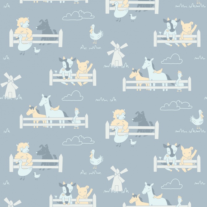 Papel Pintado Animales granja - GARD 02 | MURAKE - 14604