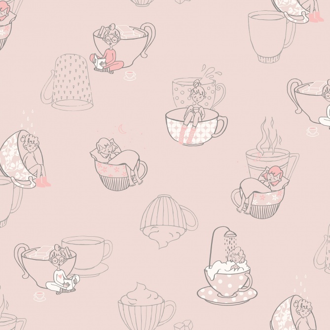 Papel Pintado Tazas - ZAMANI 01 | MURAKE - 14608