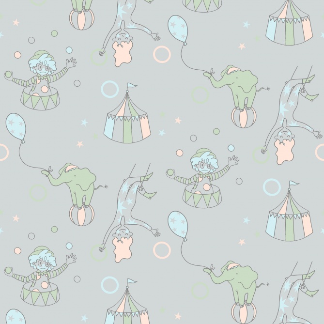 Papel Pintado Circo - PEKELILI 03 | MURAKE - 14615