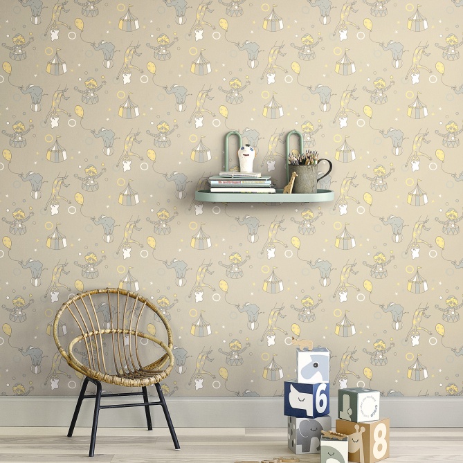 Papel Pintado Circo - PEKELILI 02 | MURAKE - 14614