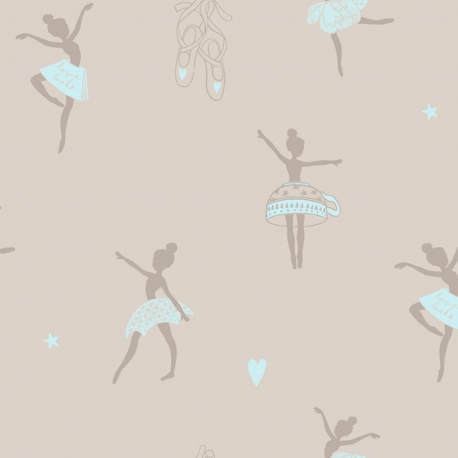 Papel Pintado Bailarinas - DANSI 02 | MURAKE - 14617
