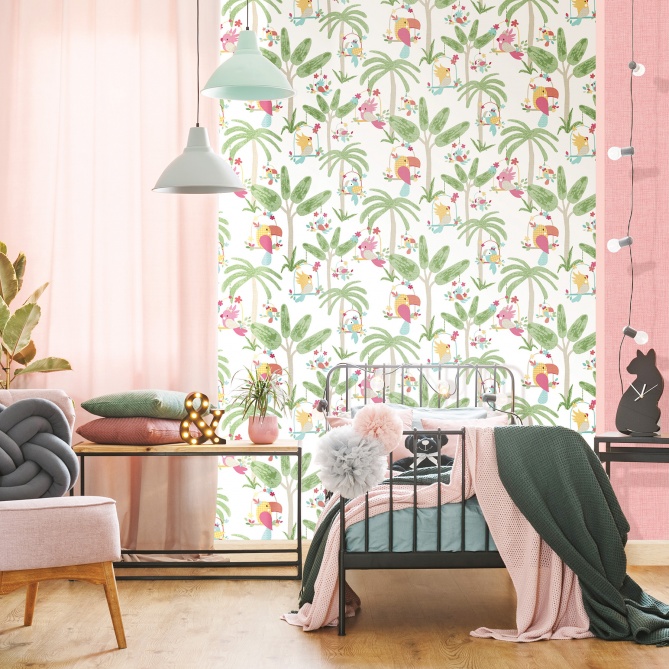 Papel Pintado Animales - FUGLER 03 | MURAKE - 36103