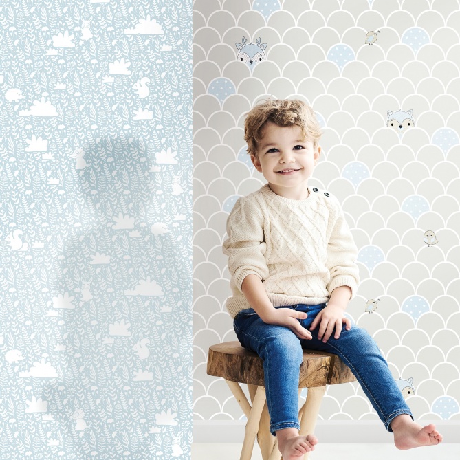 Papel Pintado Animales entre hojas - SANGAN 02 | MURAKE - 36114