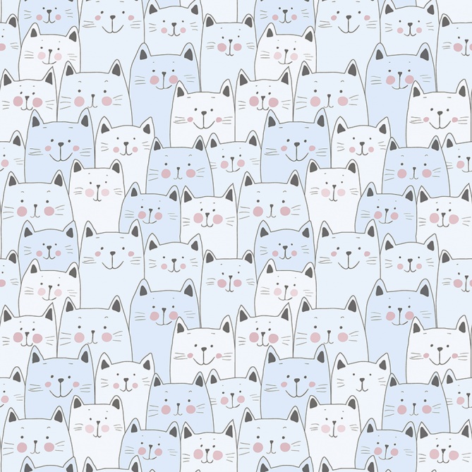 Papel Pintado Gatos - LIYOYI 03 | MURAKE - 31014