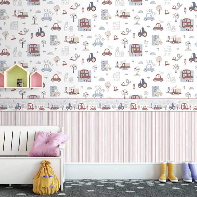 Papel Pintado Multirayas - WARNA 05 | MURAKE - 31037