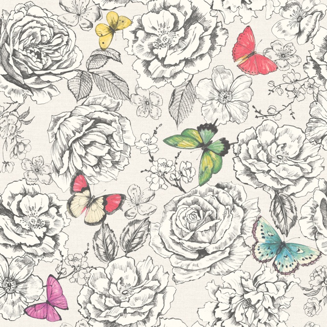 Papel Pintado Mariposas - KELEBE  | MURAKE - 89130